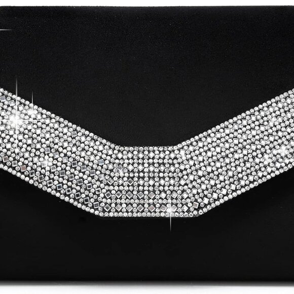 Women's Evening Bags Formal Party Clutches Wedding Purses Cocktail Prom Handbags - Picture 1 of 5
